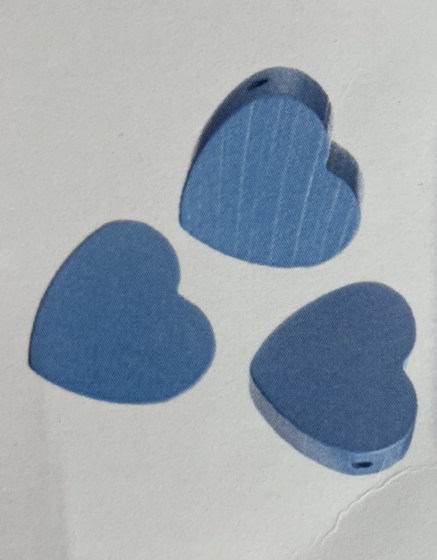 Herzle, blau